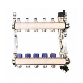 Stainless Steel Under Floor Heating Manifold For Radiant Heating And Hydronic Heating