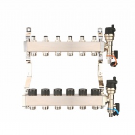 3-branch Radiant Floor Heating Pex Manifold Set 3 Loop Manifold For Hydronic Radiant Floor Heating