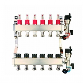 Ss Heating Manifold 5 Way Manifold For Underfloor Heating System