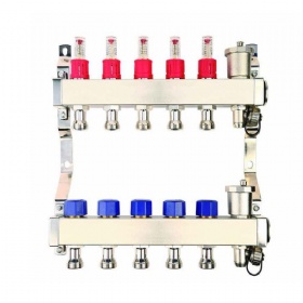 Wholesale Price Water Manifold With Identification Hook For Underfloor Heating System