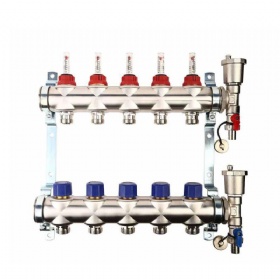 Premium Quality 304 Stainless Steel Radiant Floor Heating Manifolds For Heat Pump System