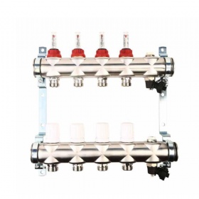 Floor Heating Systems Manifold Type Stainless Steel Manifold Bar For Underfloor Heating System