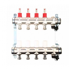 Radiant Floor Heating System Pump Kit With Actuators Thermostat