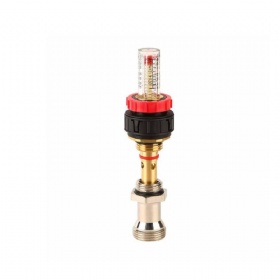 New Style Brass Manifold Flow Meter Regulator For Floor Heating