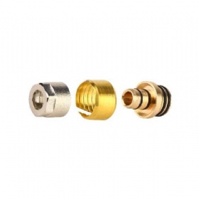 Universal Fit Brass Euroconus For Manifold Radiator Valve For Pex And Pert Pipes