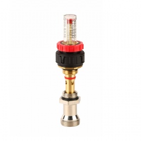 New Style Brass Manifold Flow Meter Regulator For Floor Heating