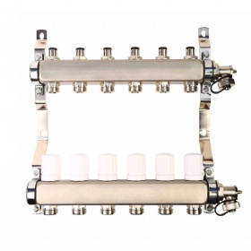 Stainless Steel Under Floor Heating Manifold For Radiant Heating And Hydronic Heating