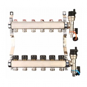 Stainless Steel Under Floor Heating Manifold For Radiant Heating And Hydronic Heating