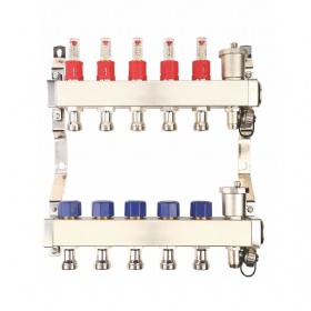 Wholesale Price Water Manifold With Identification Hook For Underfloor Heating System